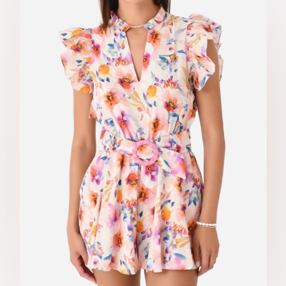 LAVENDER BROWN WOMEN'S JUNE ROMPER